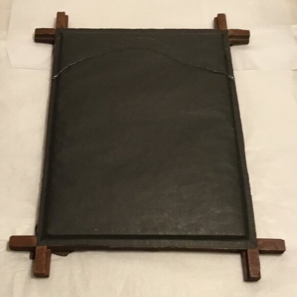 Gorgeous antique framed picture of little girl - tramp or prison art frame - Picture 8 of 9